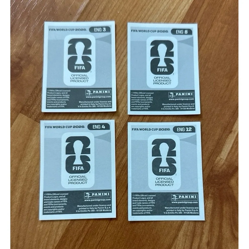 Panini World Cup 2026 England Stickers‎